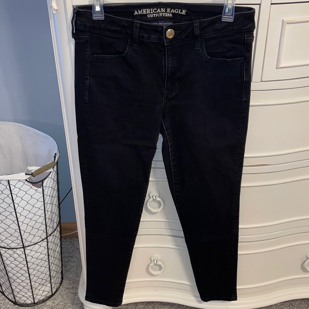 American Eagle Black “Super Super Stretch Jegging”